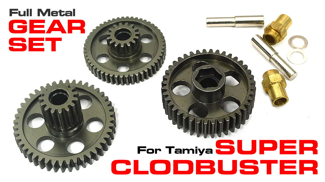 Metal Gear Set w/ Direct Spool for Super Clod Buster (#C33918)