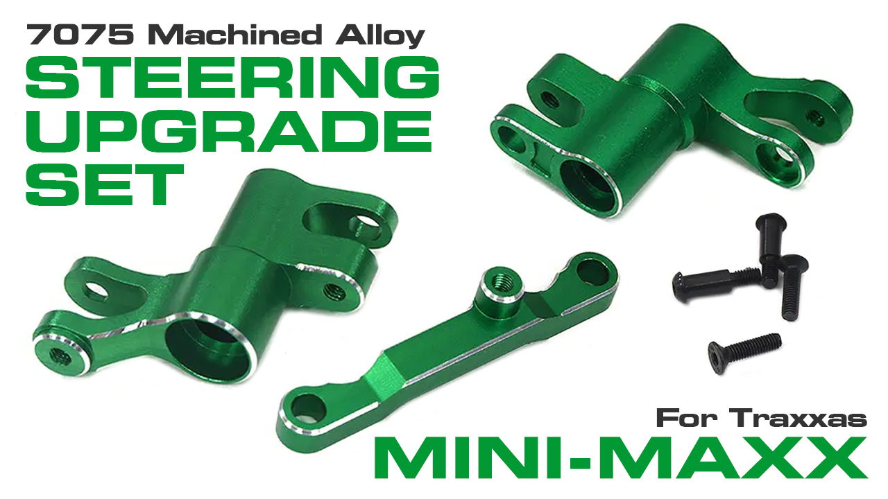 7075 Alloy Steering Bellcrank Set for Traxxas Mini Maxx (#C33927)