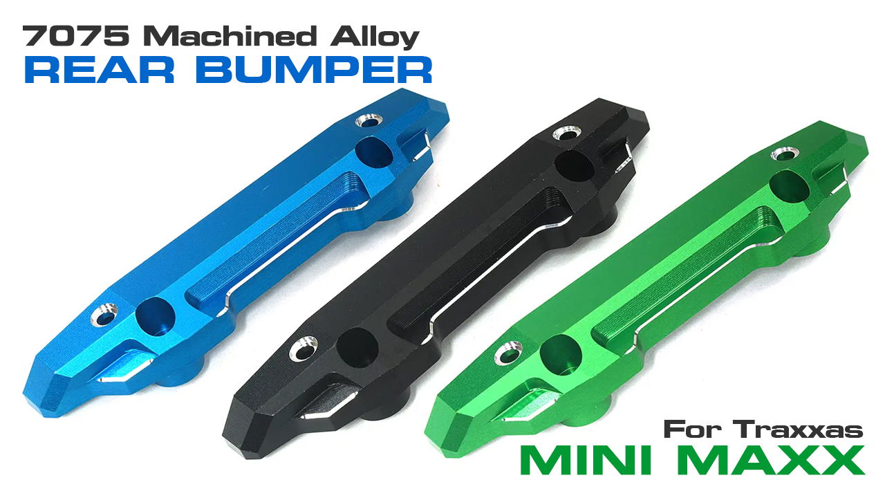 7075 Alloy Rear Bumper for Traxxas Mini Maxx (#C33943)