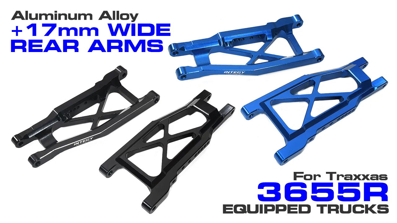 Wide-Suspension Lower Arms for Stampede & Rustler w/ 3655R (#C34009)