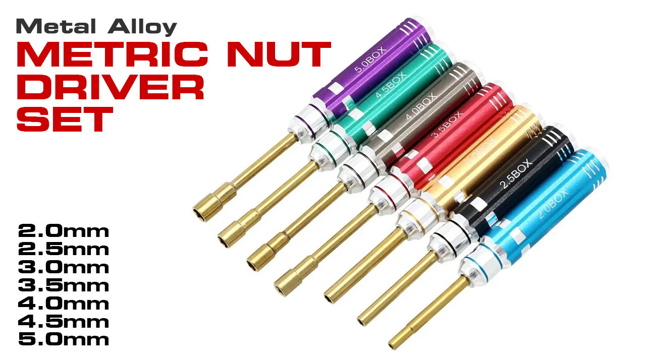 Color-Coded Hex Nut Driver Set (#C34059)