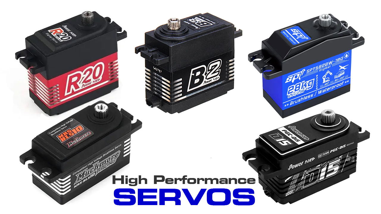 Get Equipped with  High Performance Servos!